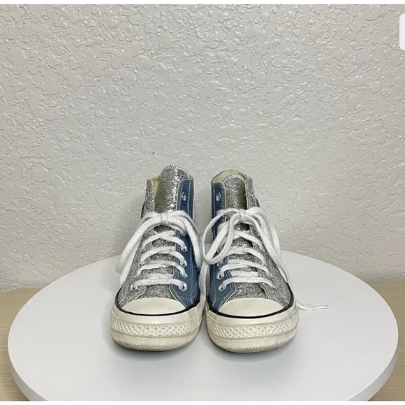 Converse x Chiara Ferragni Chuck 70 High Glitter Patch Size US 6 - Picture 4 of 10